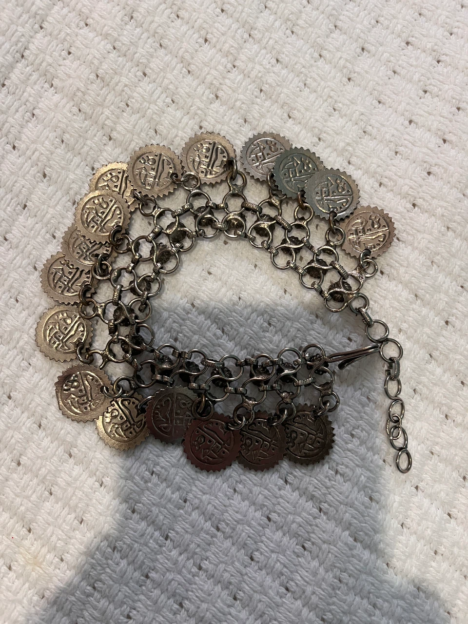 Coin stale charm bracelet - photo 3