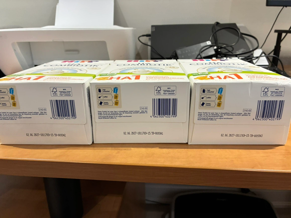 HiPP German HA 1 Combiotik Baby Formulas – 600g Boxes - photo 2