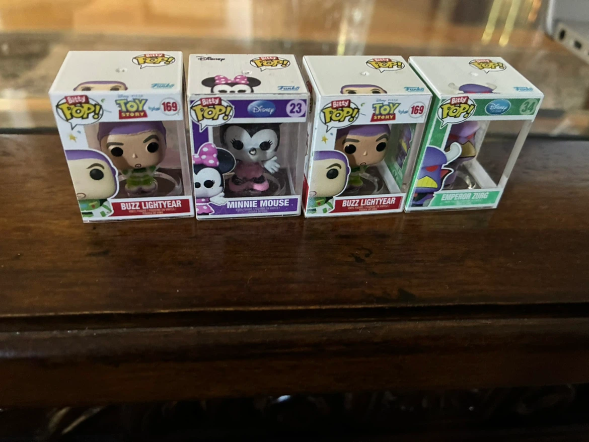 Funko Bitty Pop! Figures - Buzz, Minnie, Zurg