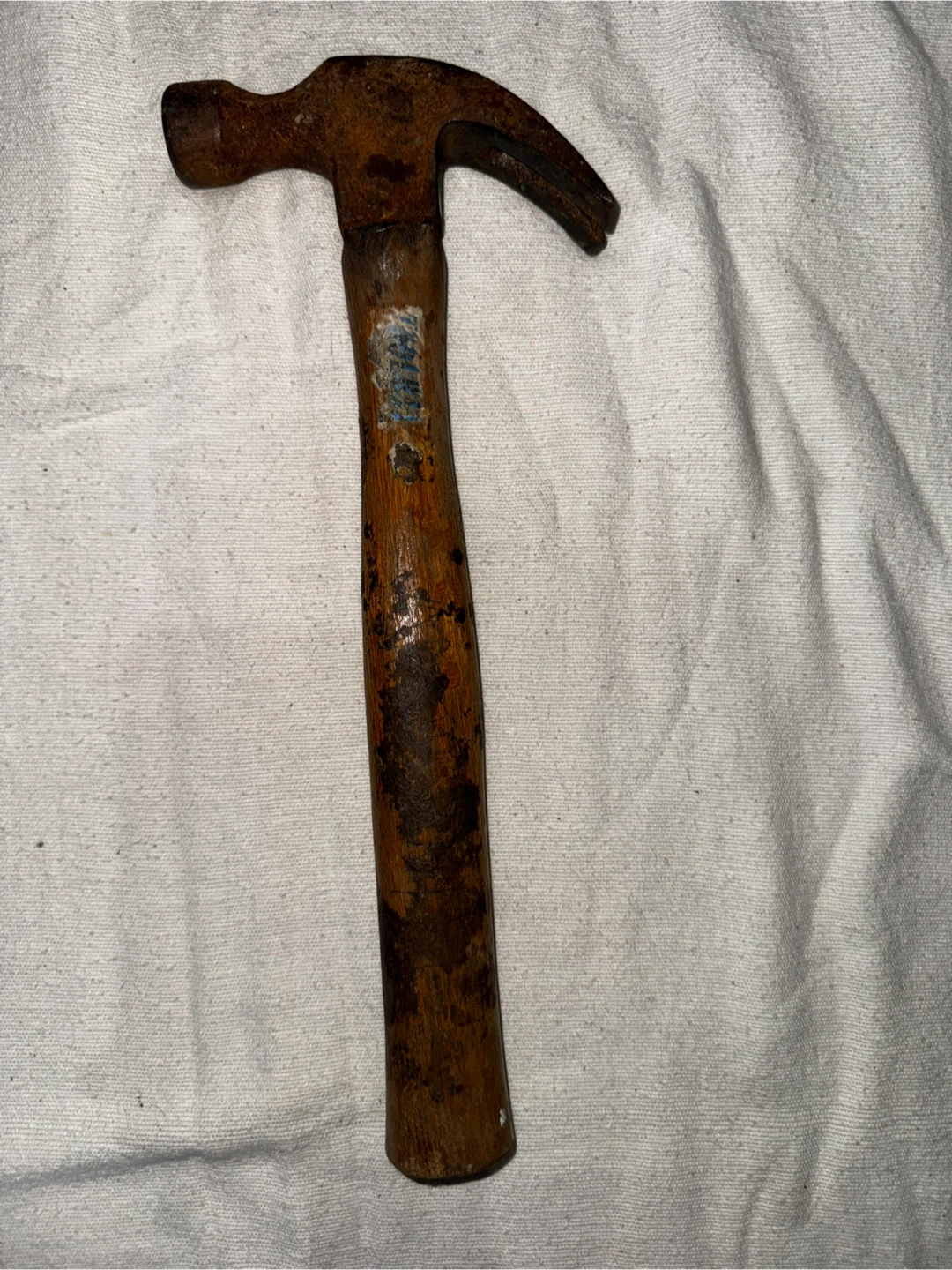 Vintage Claw Hammer with Wood Handle