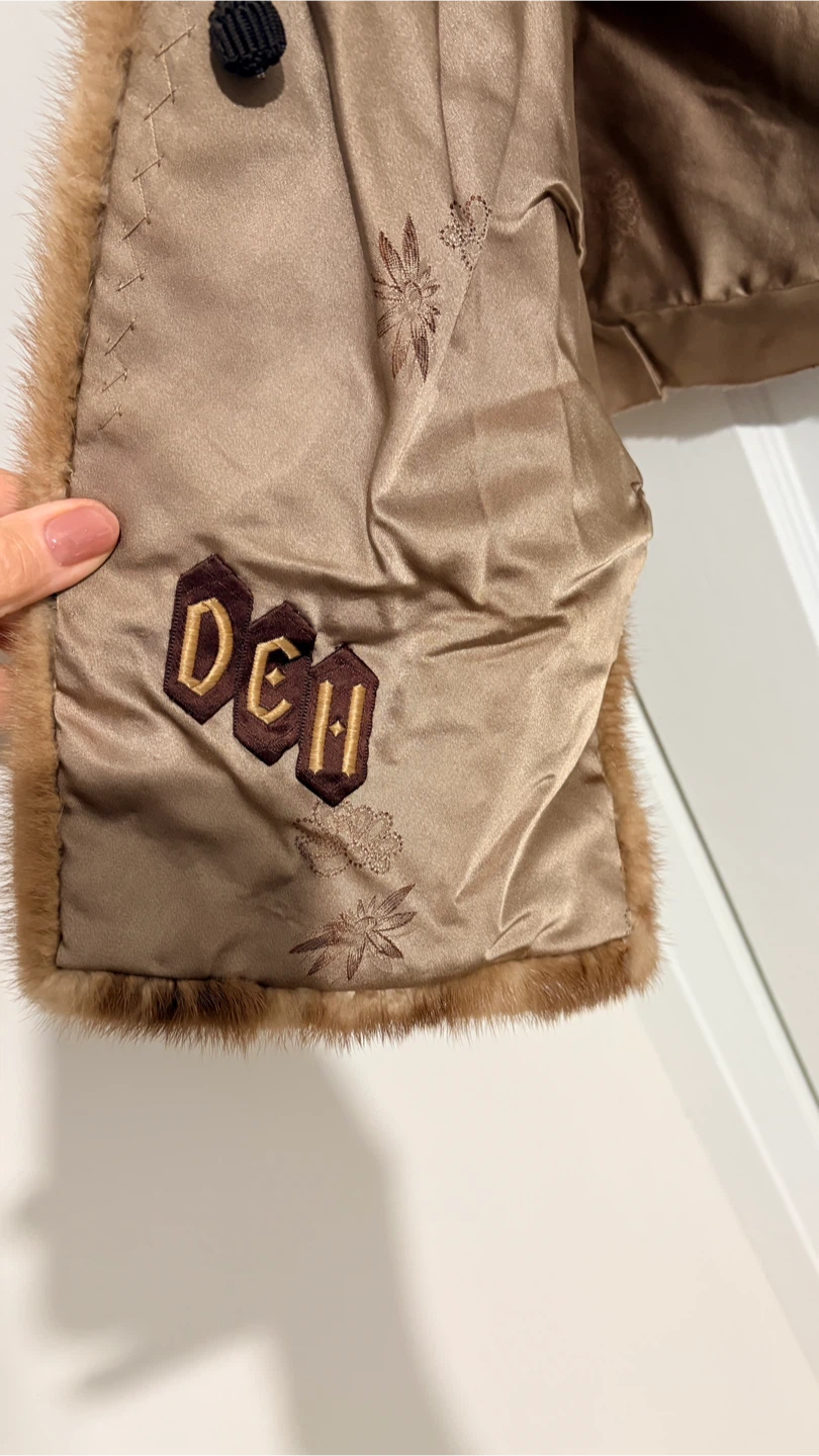 vintage brown mink fur stole - photo 2