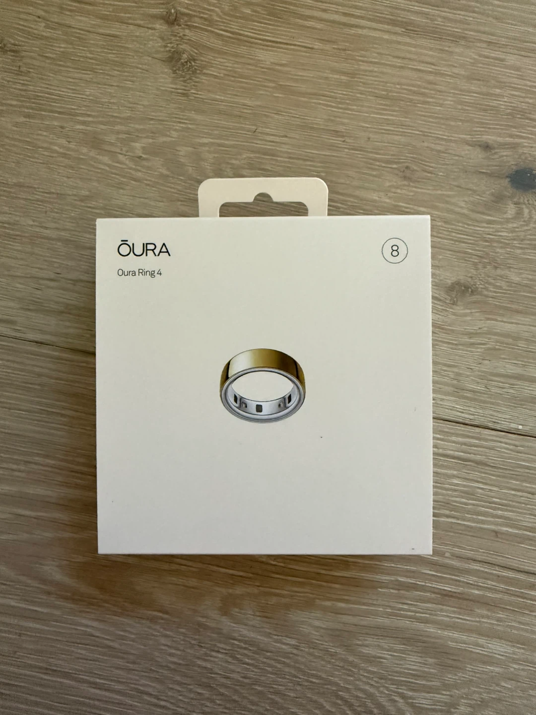 NEW Oura Ring 4 Gold Size 8