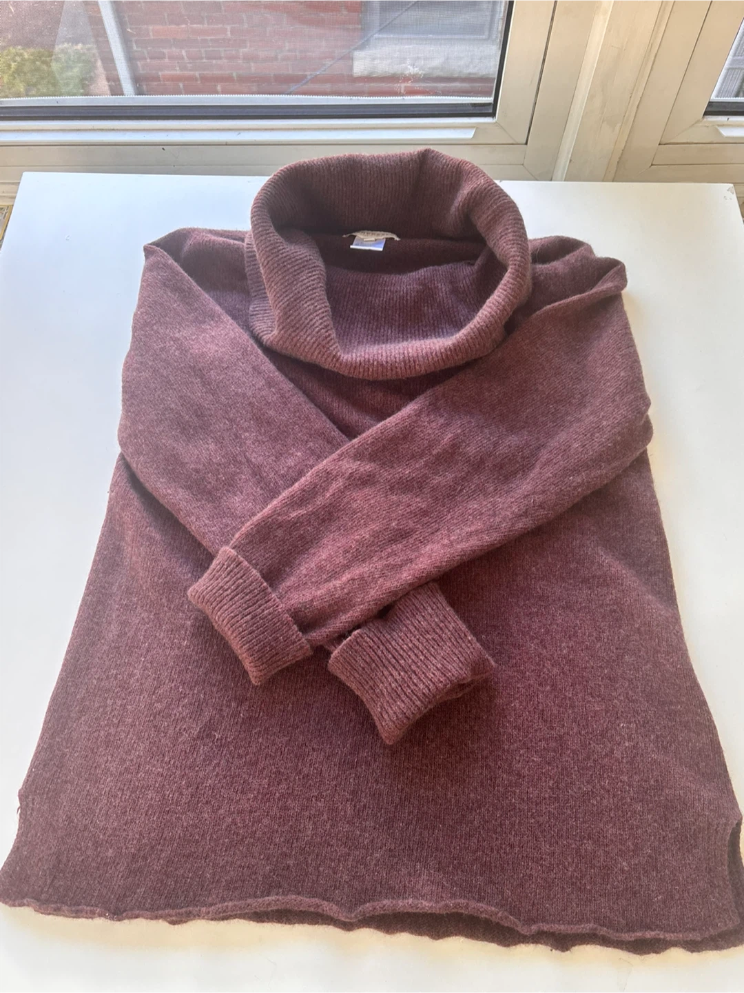 Bianco & Blu Women's Wool Blend Cowl Neck Sweater - photo 5