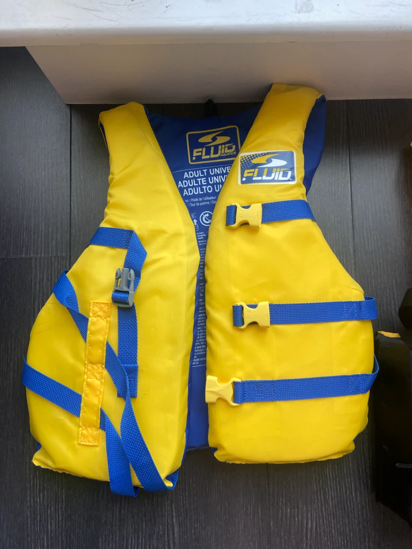 Two Fluid Aquatic Life Jackets