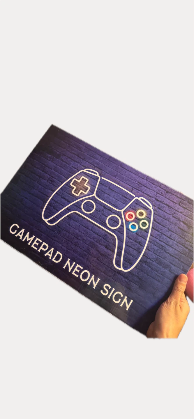 Gamepad Neon Sign (Super cool Background Light) - photo 2