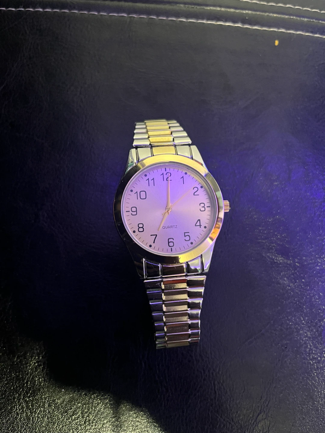 Accutime Quartz Two-Tone Watch