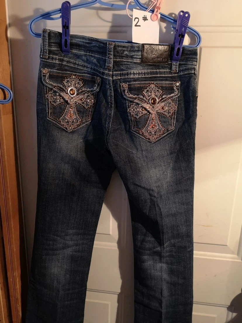 Grace in LA Women's Denim Jeans Size 28 - photo 2