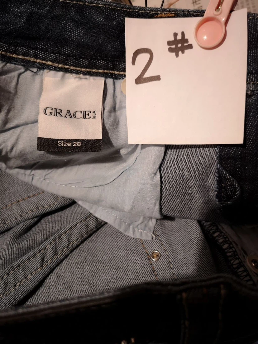 Grace in LA Women's Denim Jeans Size 28 - photo 3