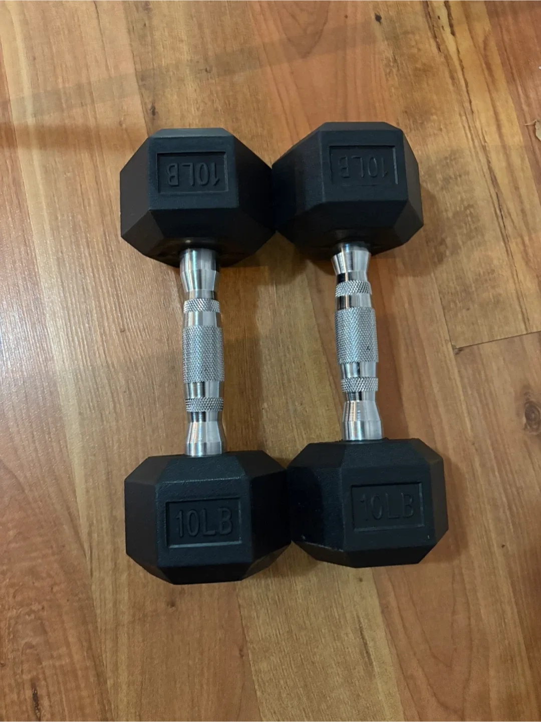 Set of Two 10lb Hex Dumbbells - photo 2