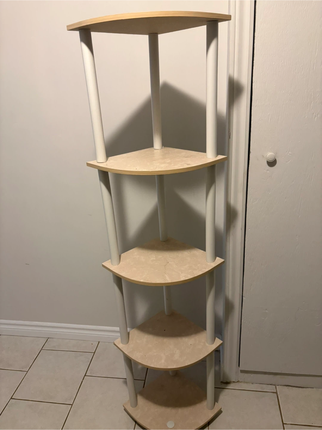 5-Tier Corner Shelf Unit