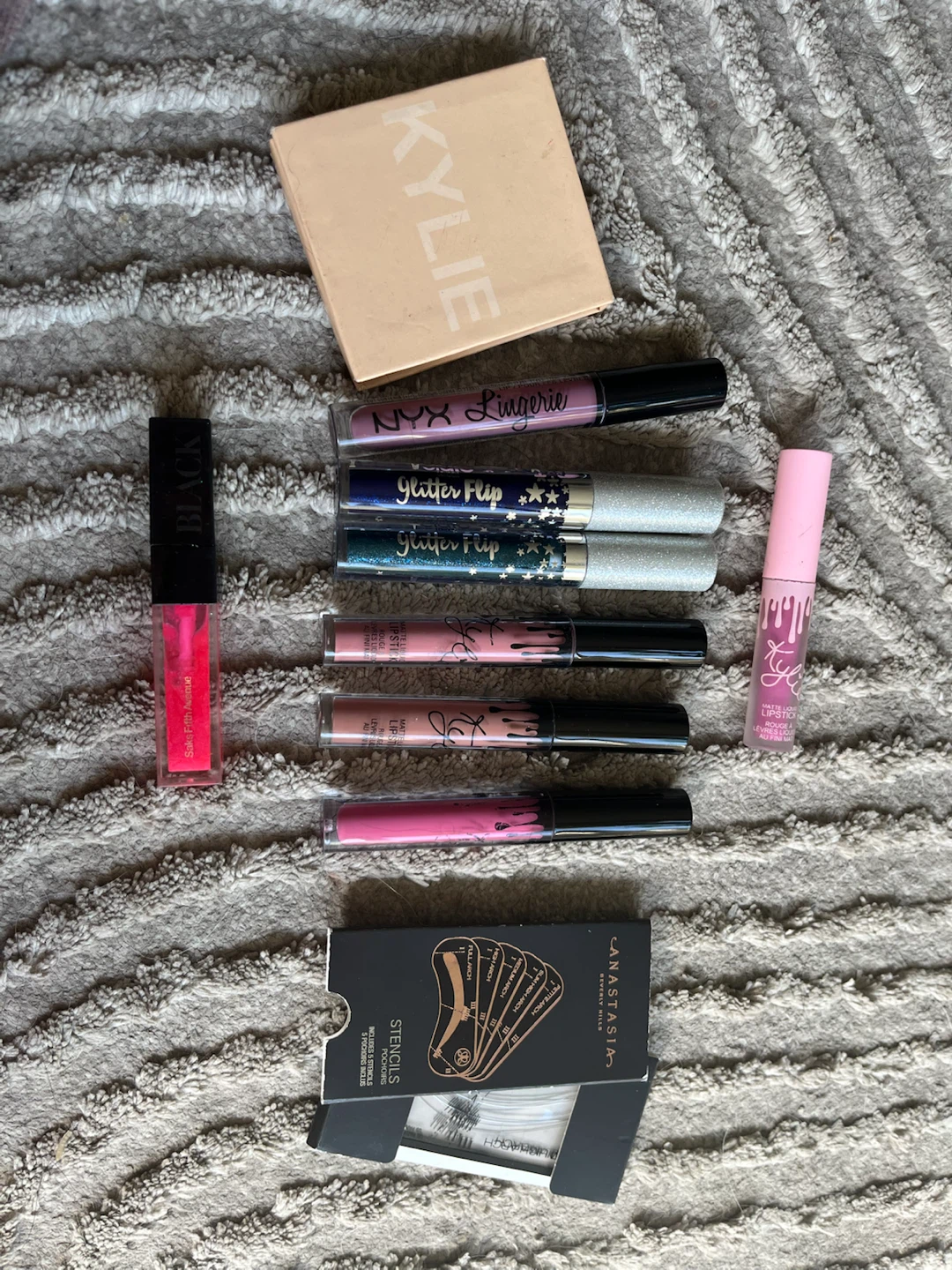 $4 Assorted Lipsticks and Eyebrow Stencils