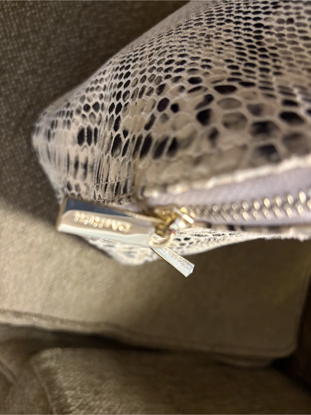 Danier Snake Print Leather Handbag - photo 2
