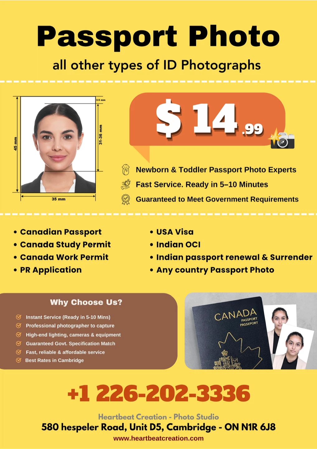 Passport & ID Photos – Professional Studio | Cambridge