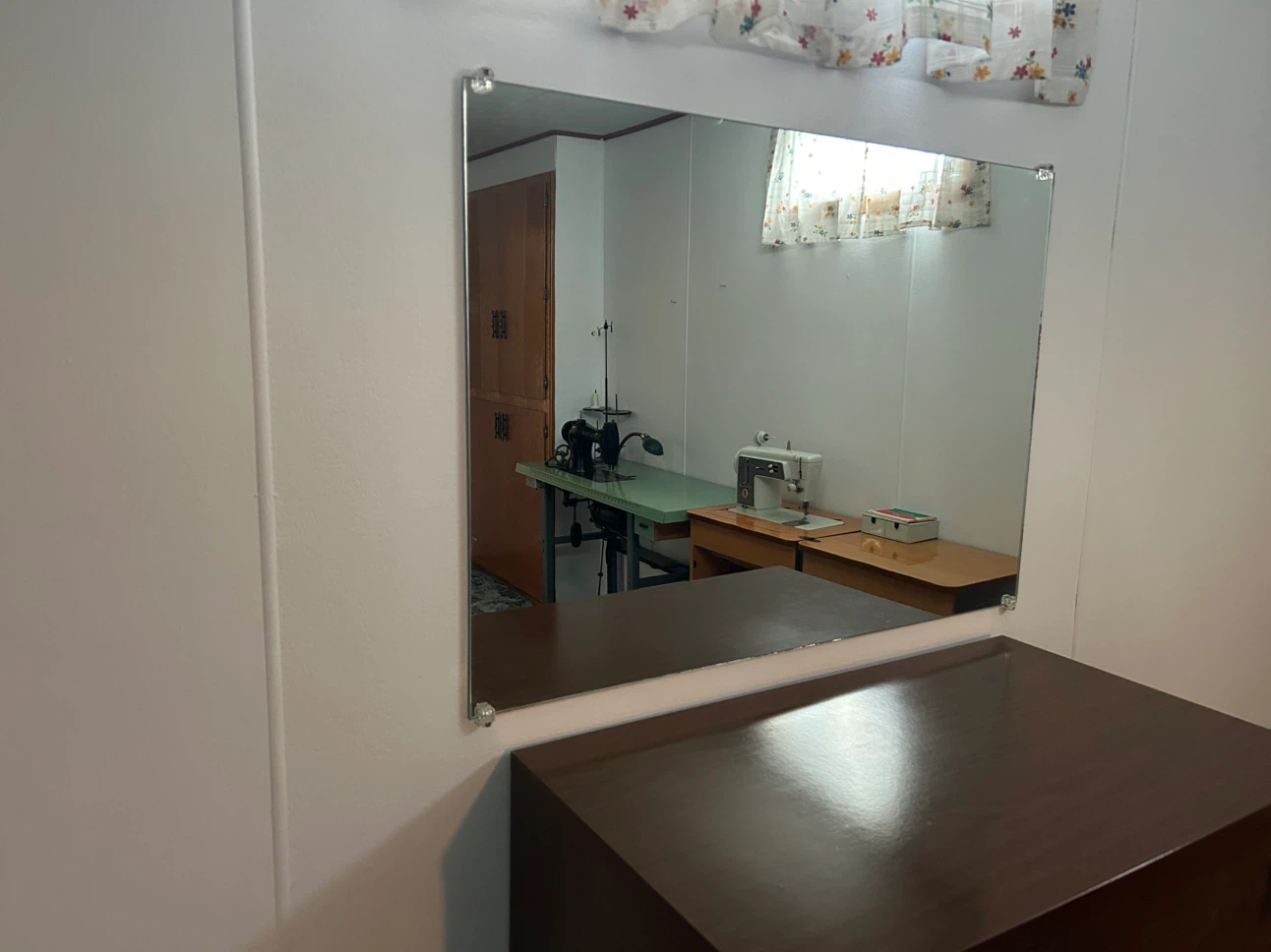 Large Wall-Mounted Rectangular Mirror