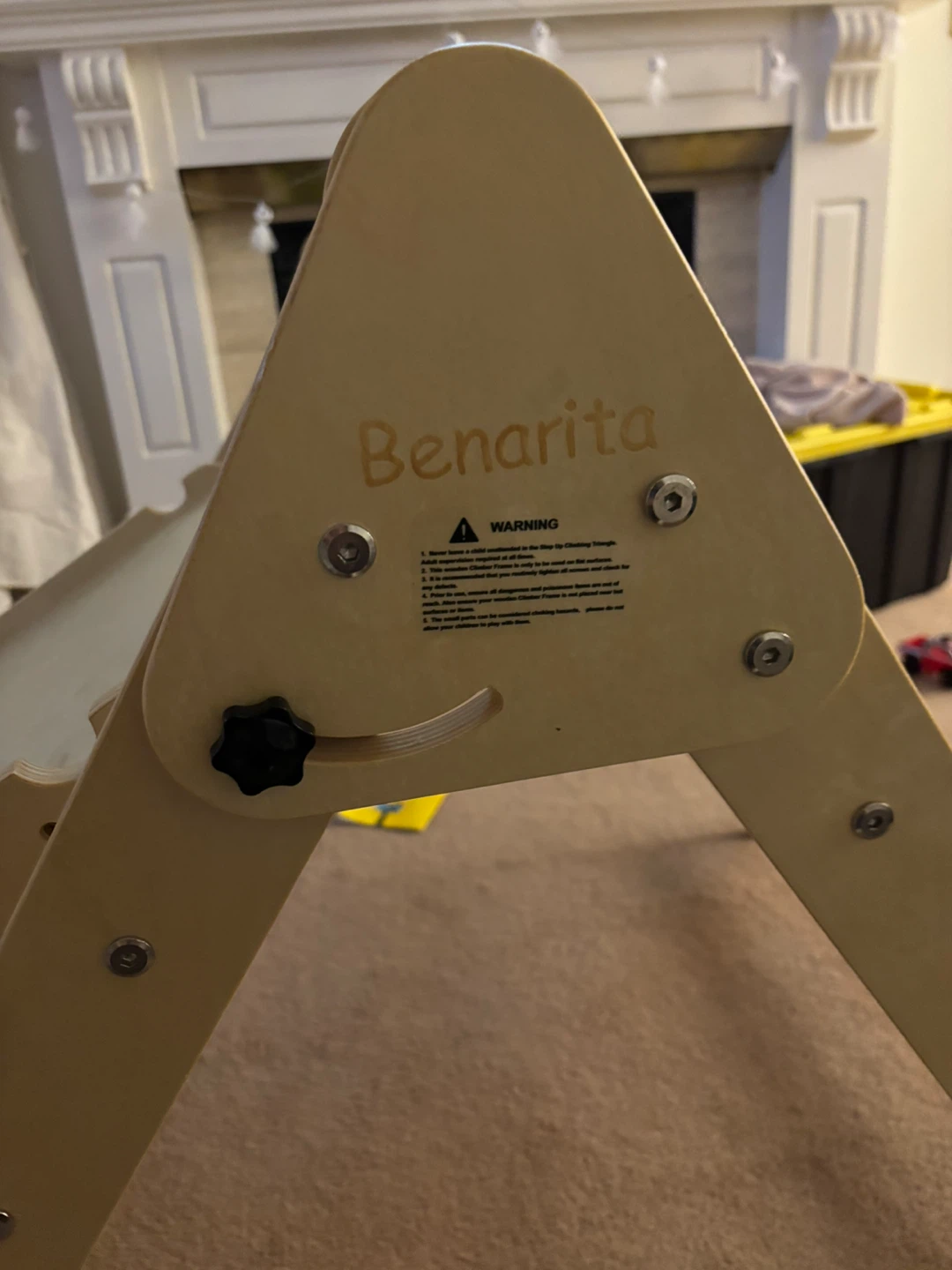 Benarita Wooden Climbing Triangle with Slide