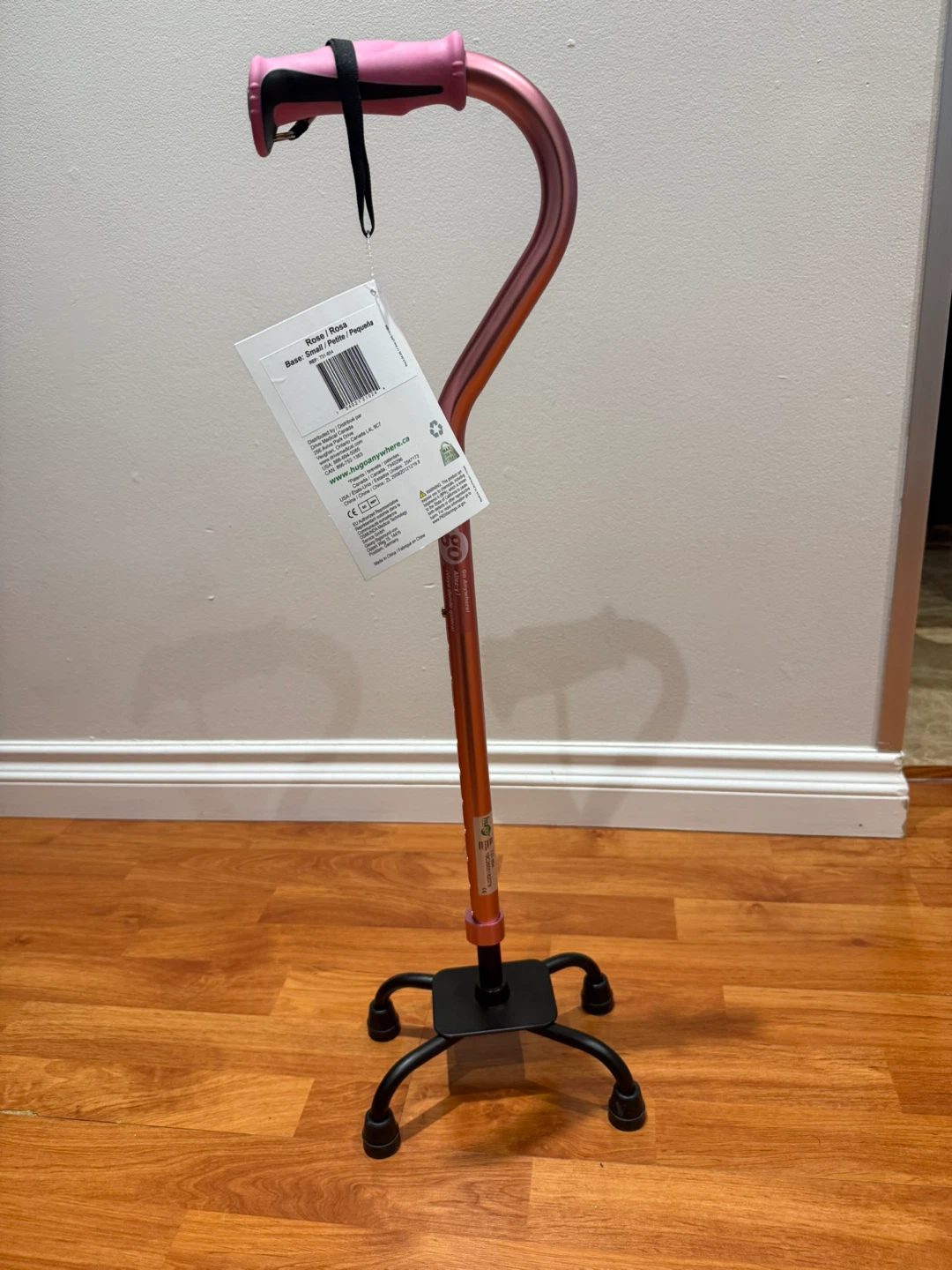 Hugo Quad Cane Rose - photo 2