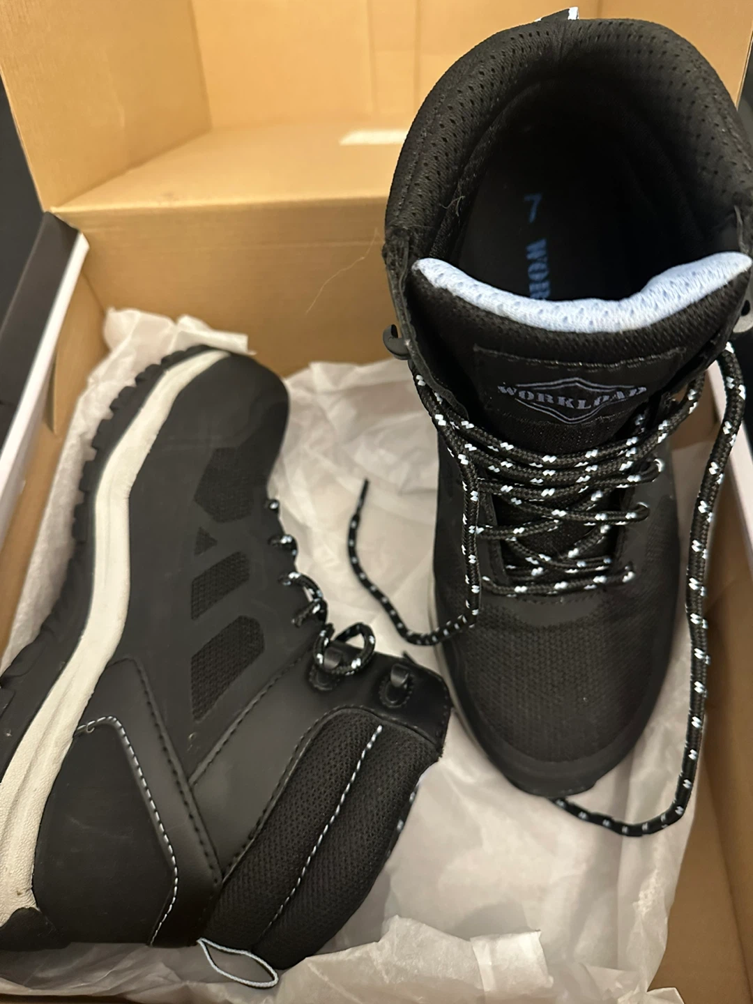 New - Workload X5 Ladies Steel Toe Work Boots Size 7