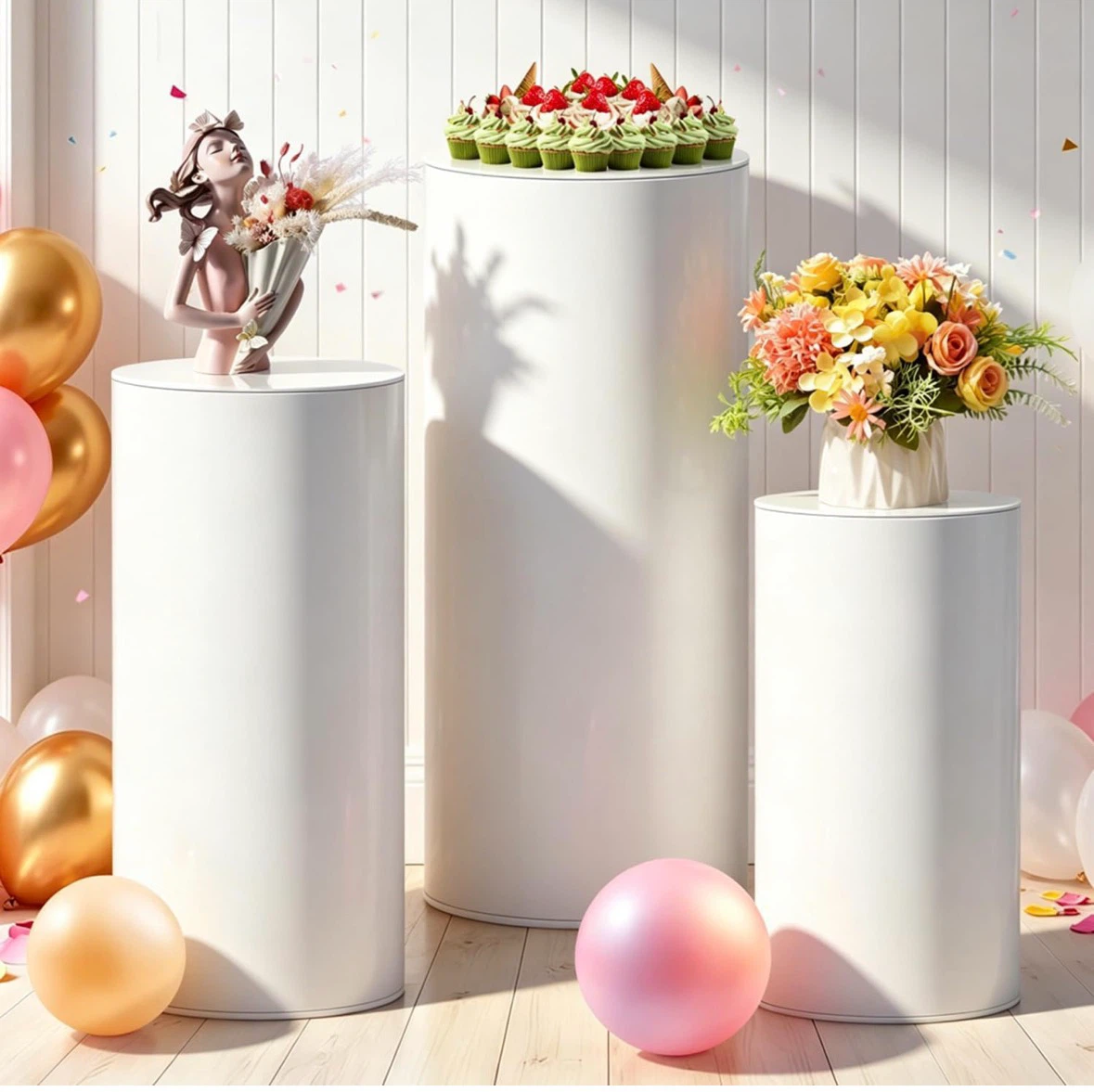 Rent -white cake stand