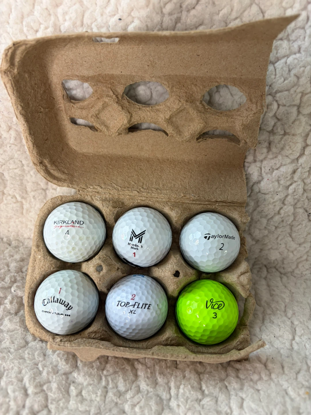 Mixed Variety Golf Balls Set
