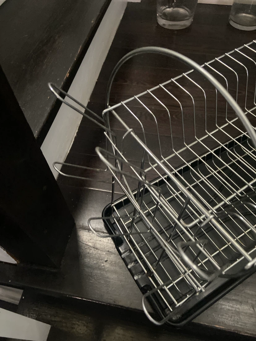 Two-Tier Chrome Dish Drying Rack - photo 2
