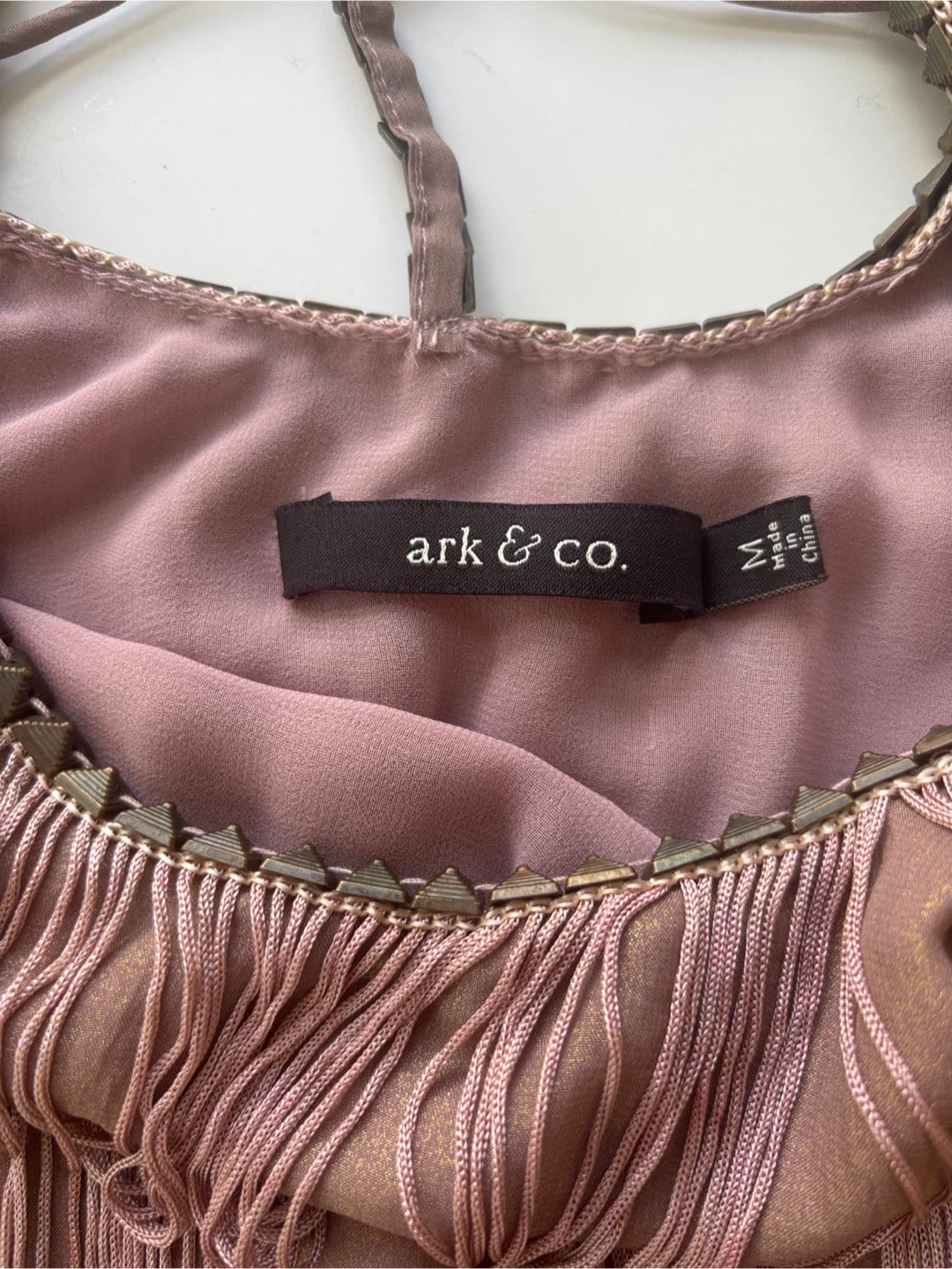 ark & co. fringe dress size m - photo 3