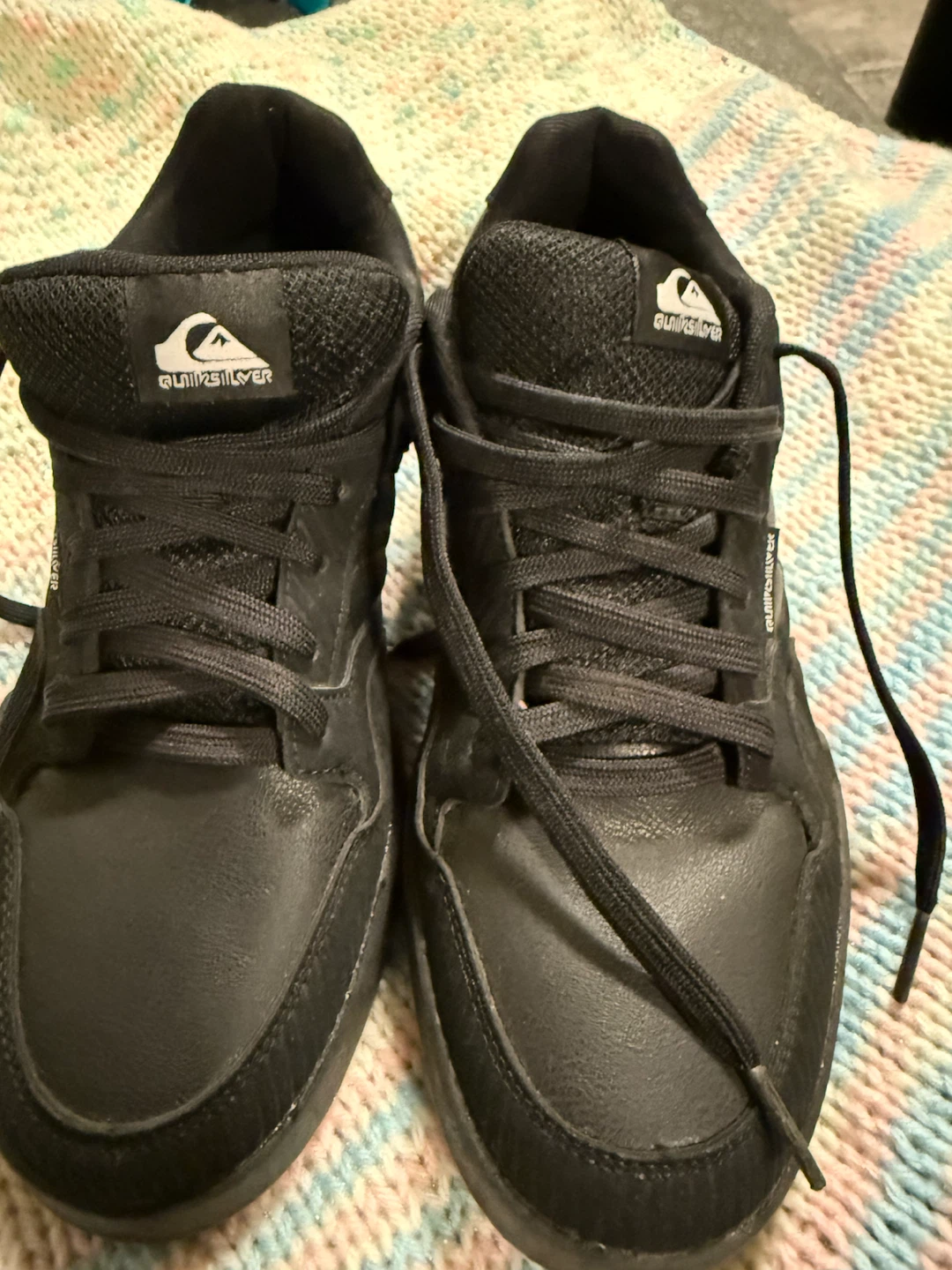 Quiksilver Men's Black Sneakers Size 9.5 - photo 2