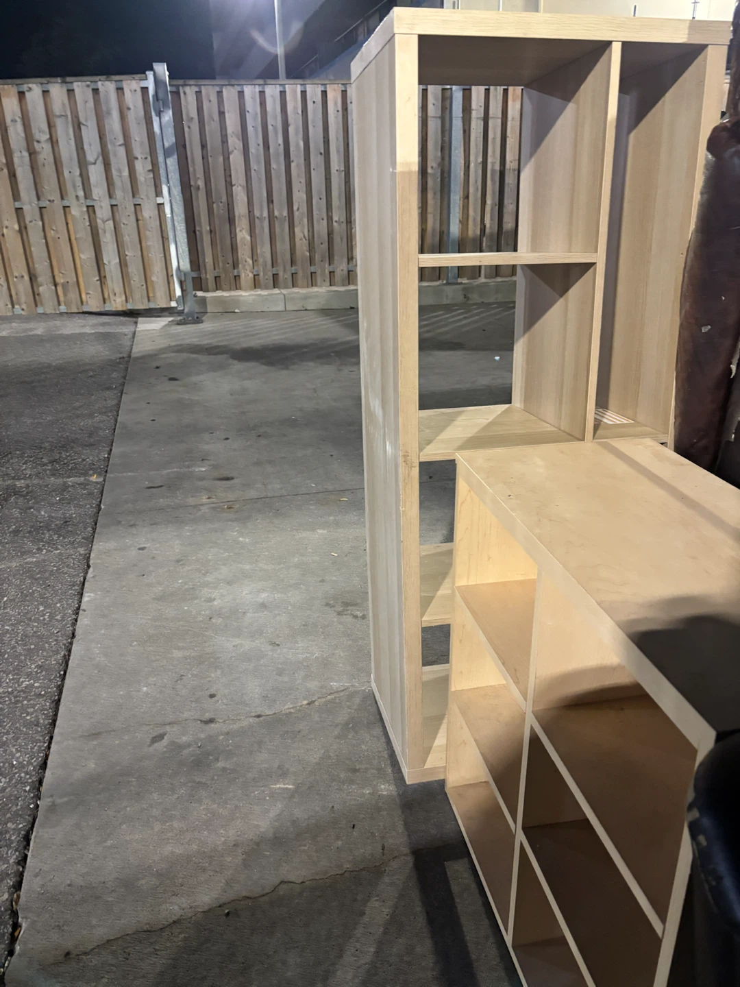 Light Wood Laminate Storage Shelving Unit - photo 4