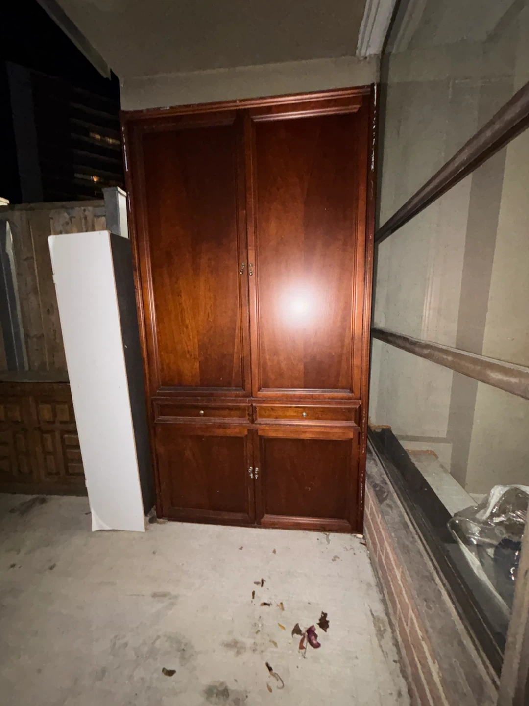 Solid Wood Storage Cabinet Armoire - photo 2