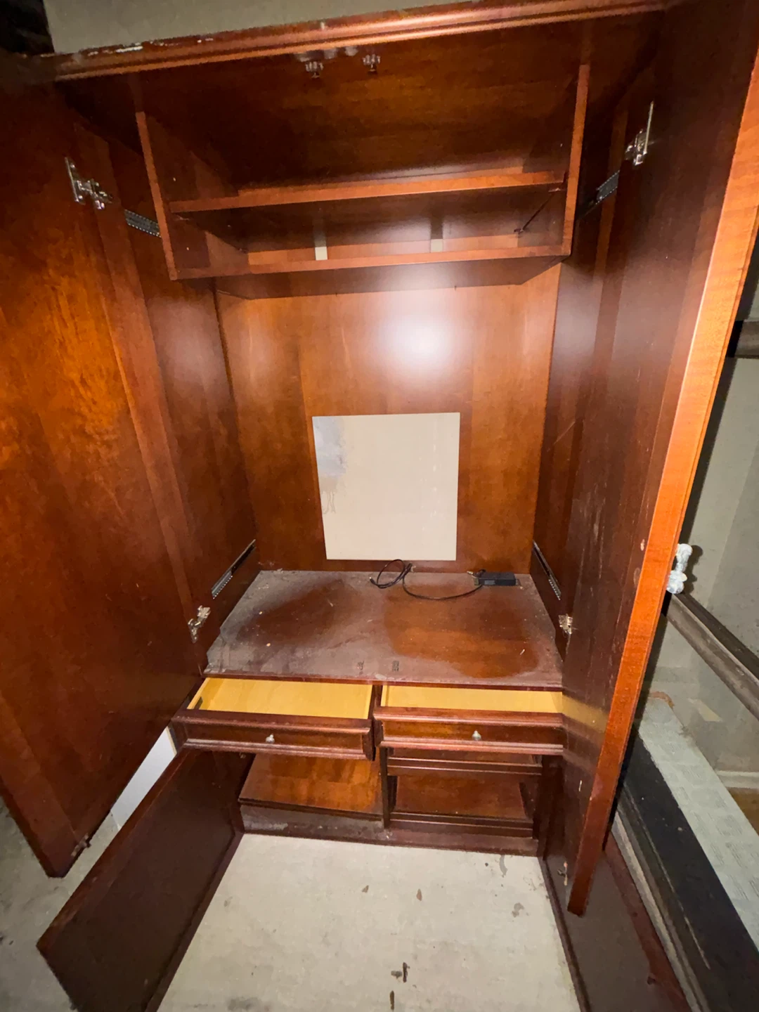 Solid Wood Storage Cabinet Armoire - photo 3