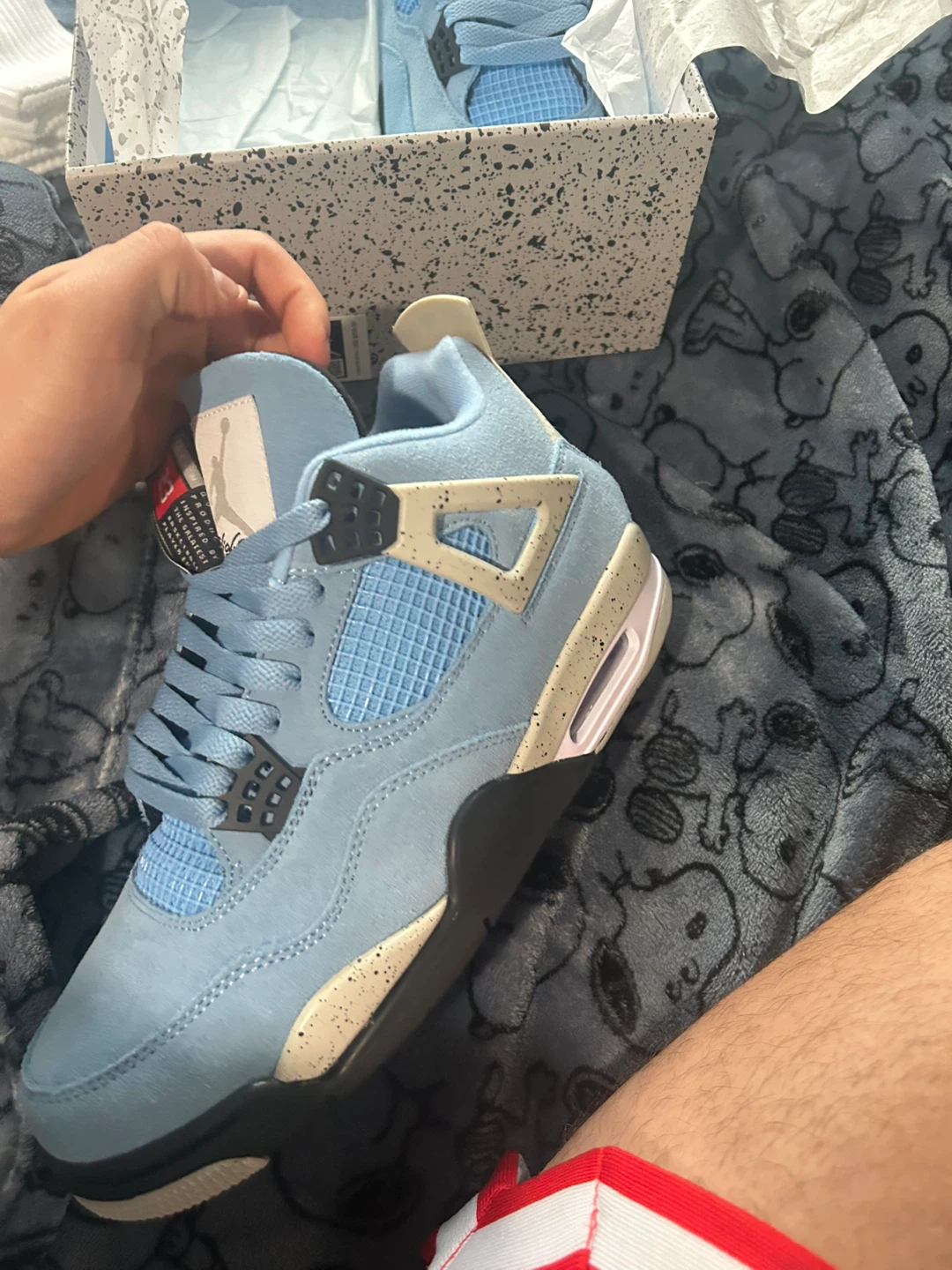 Air Jordan 4 University Blue Sneakers - photo 2