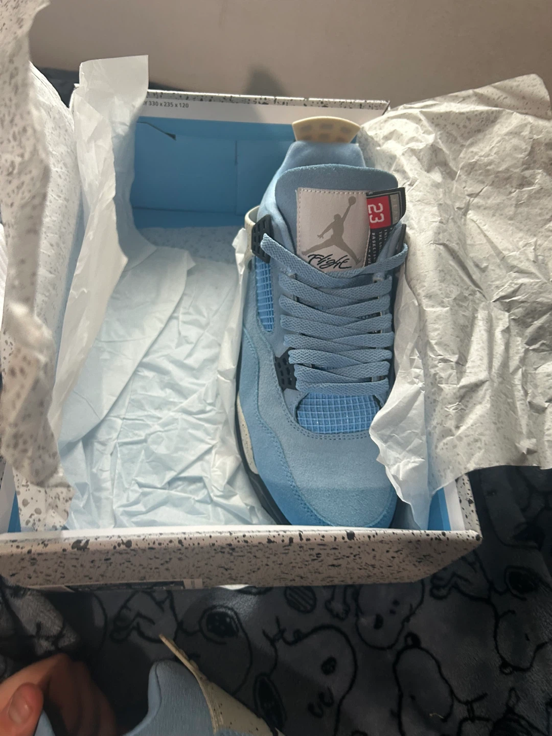 Air Jordan 4 University Blue Sneakers - photo 3