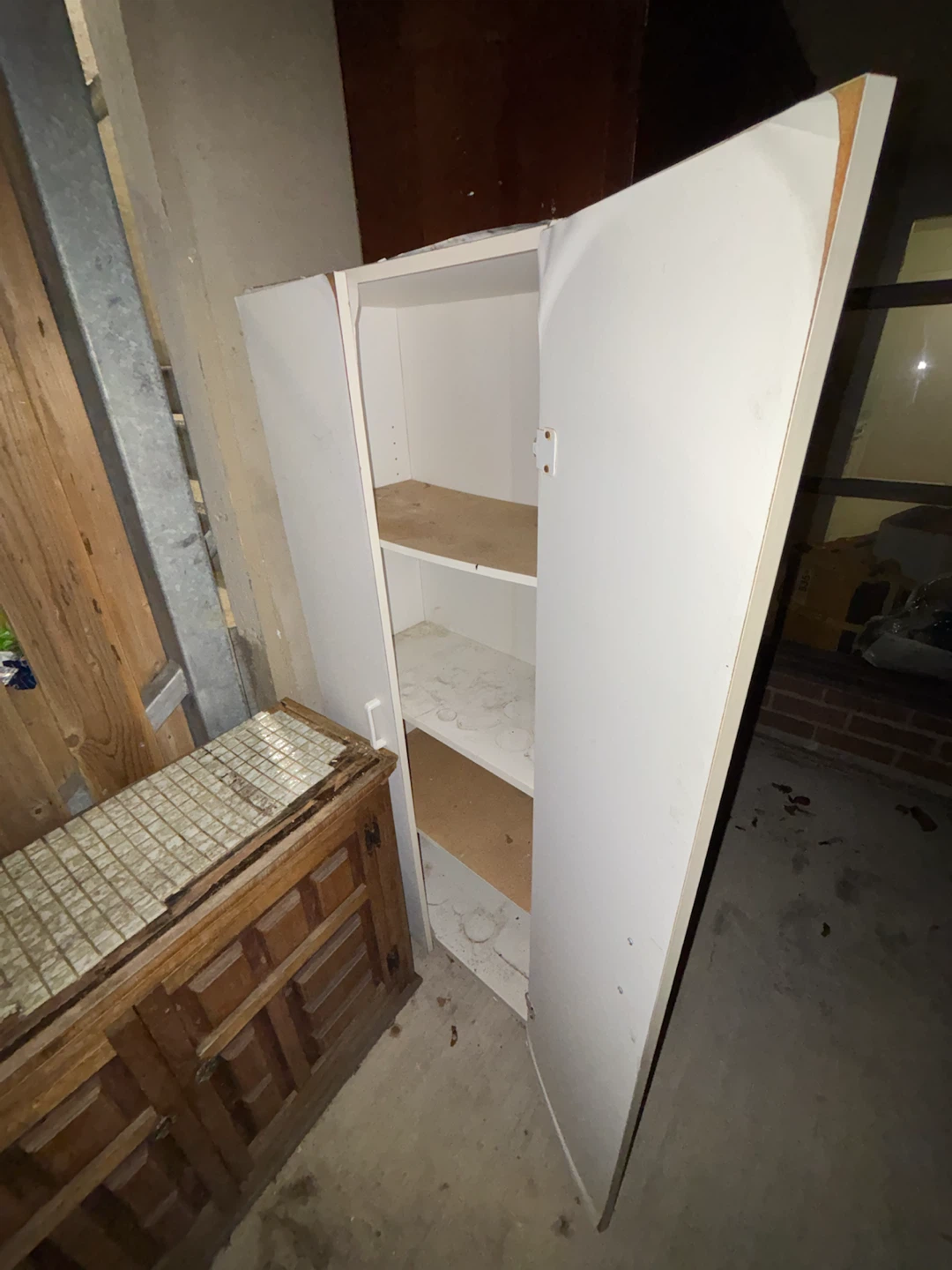White storage cabinet - photo 2
