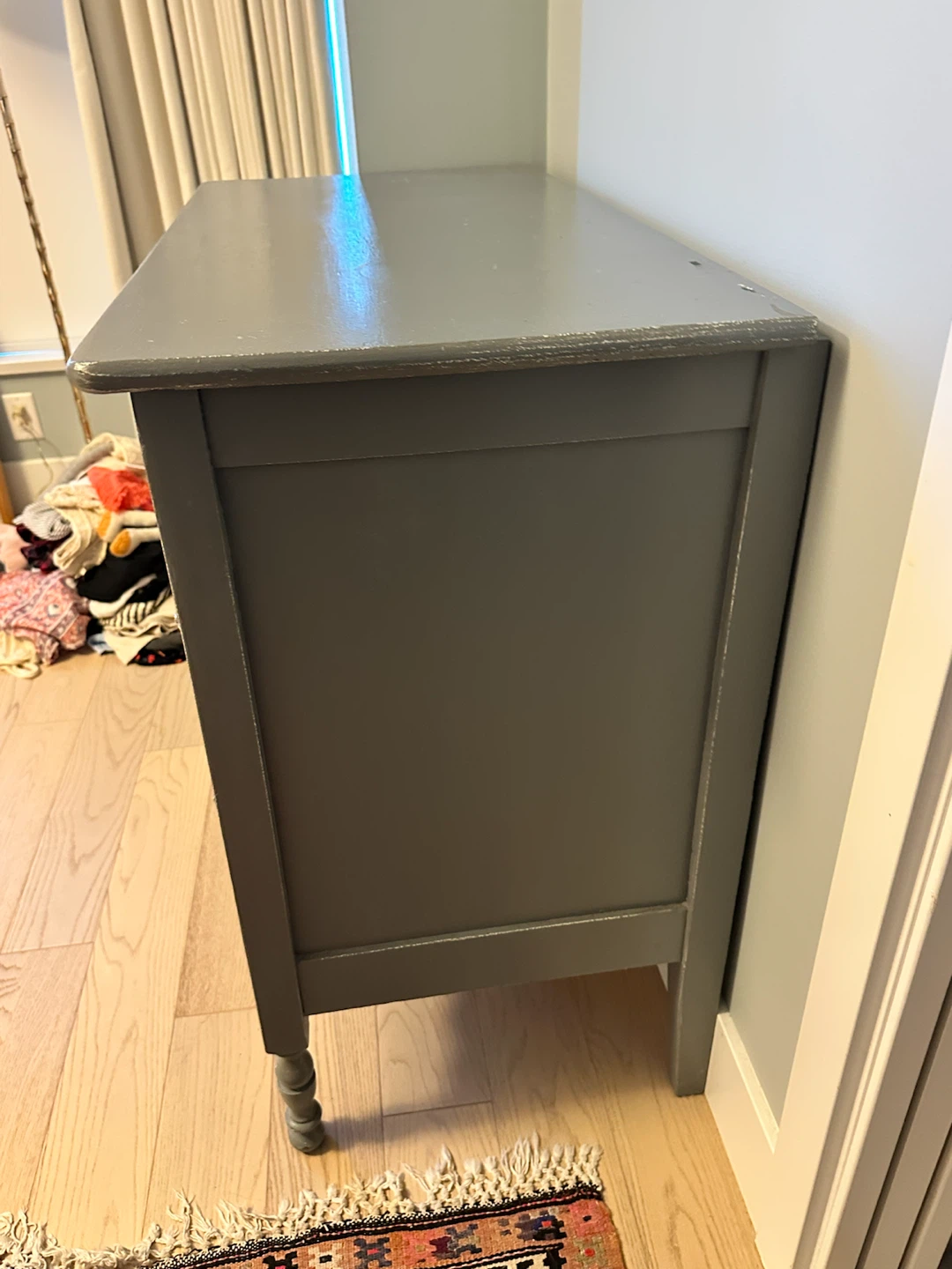 Grey Painted Wooden Dresser - photo 2