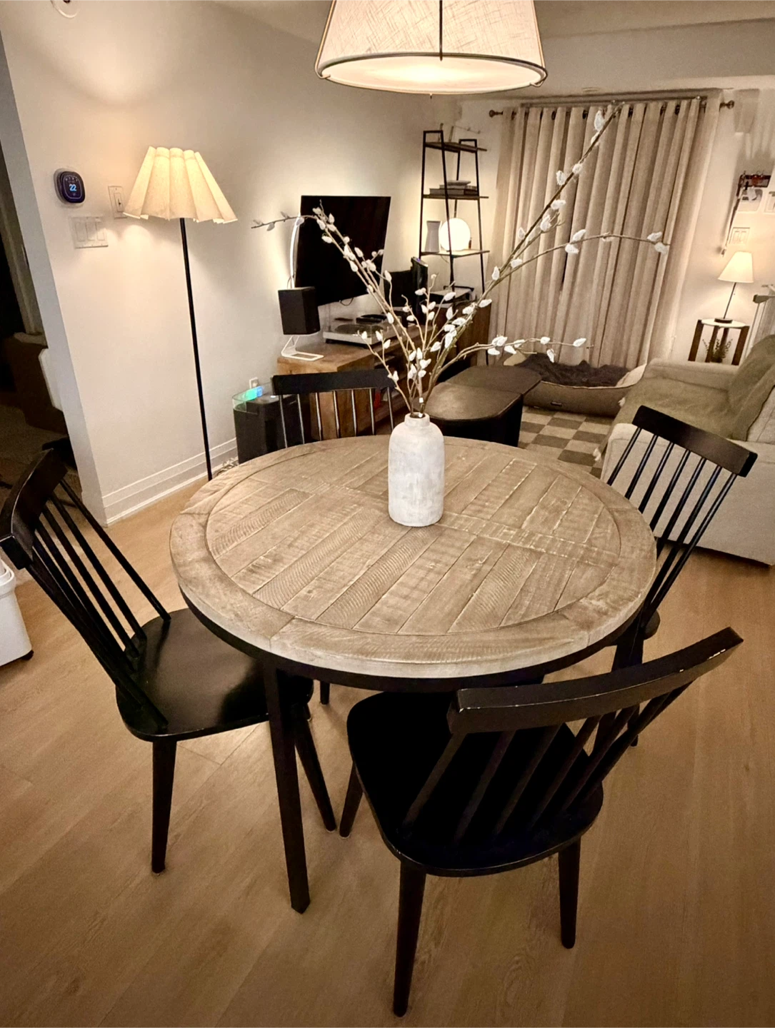 Rustic Farmhouse Style Dining Set