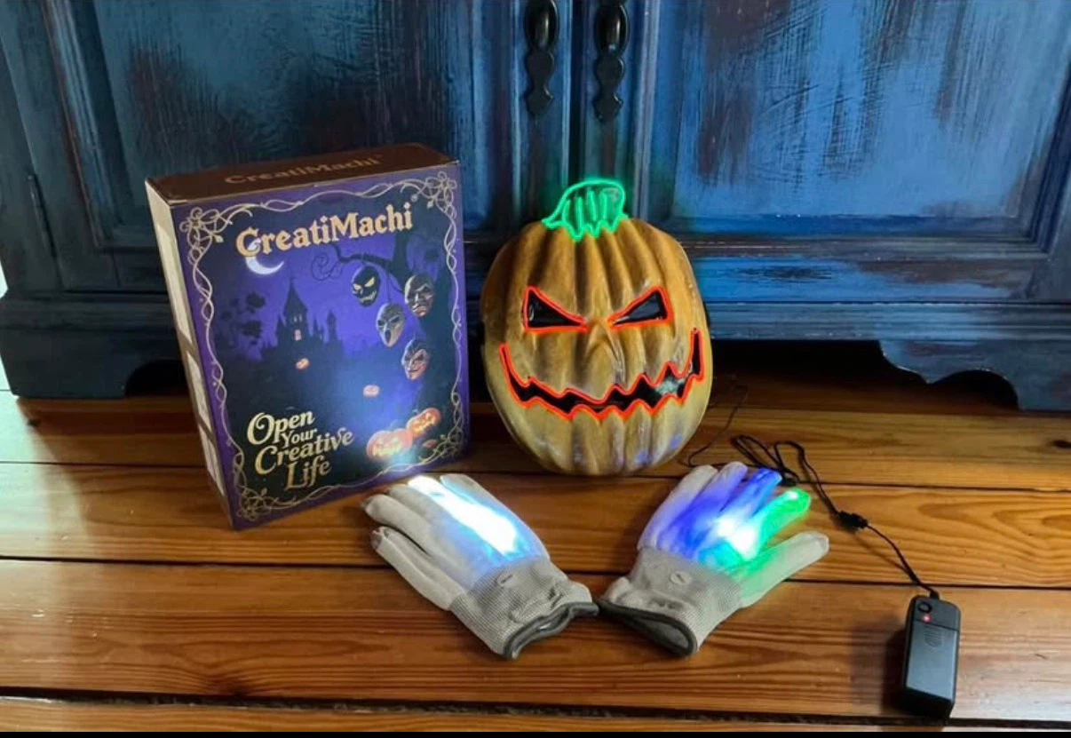 LED Halloween Mask and Glove Sets - photo 2