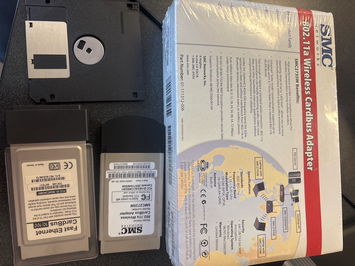 SMC Networks 802.11a Wireless CardBus Adapter SMC2735W - photo 2