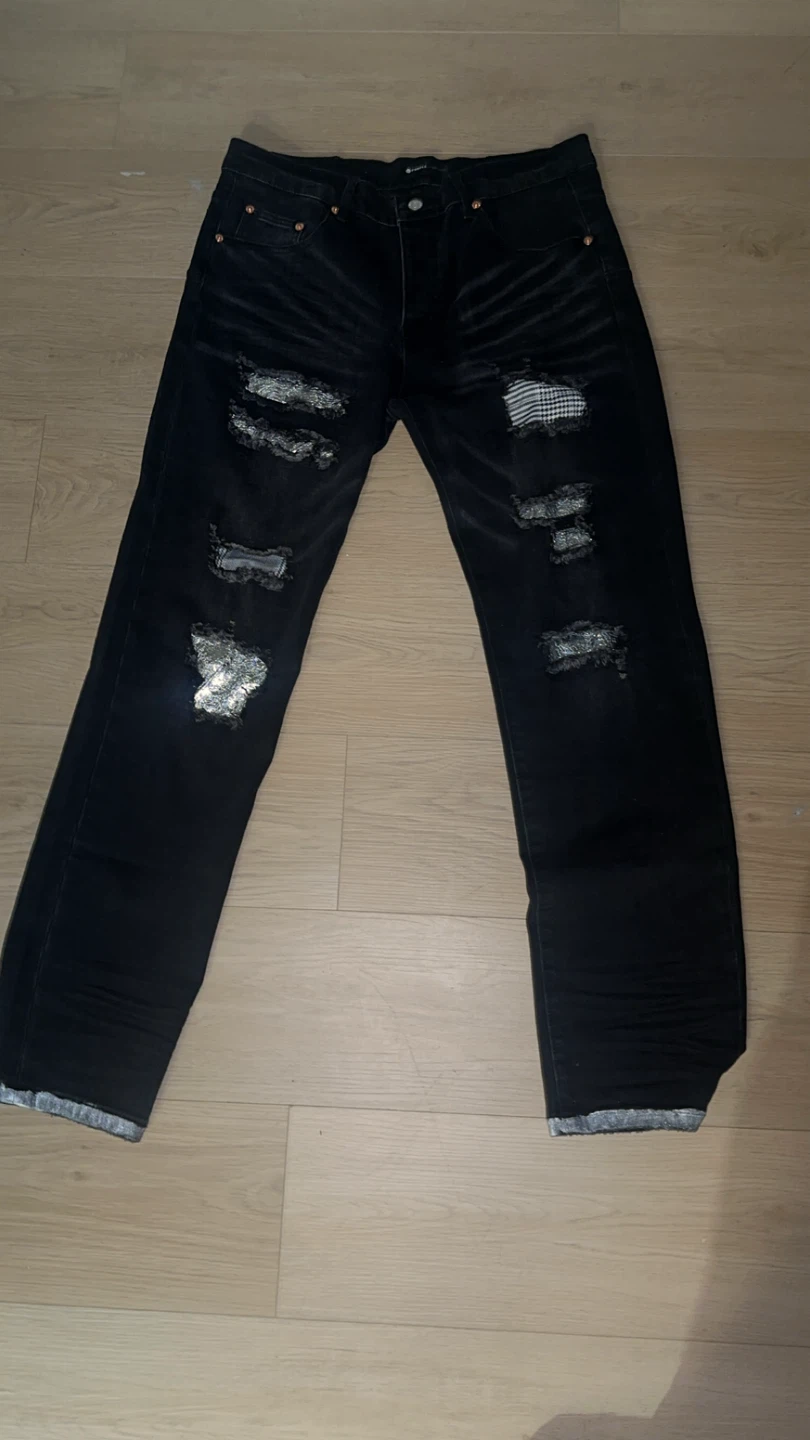 Purple Brand Black Distressed Jeans - photo 2