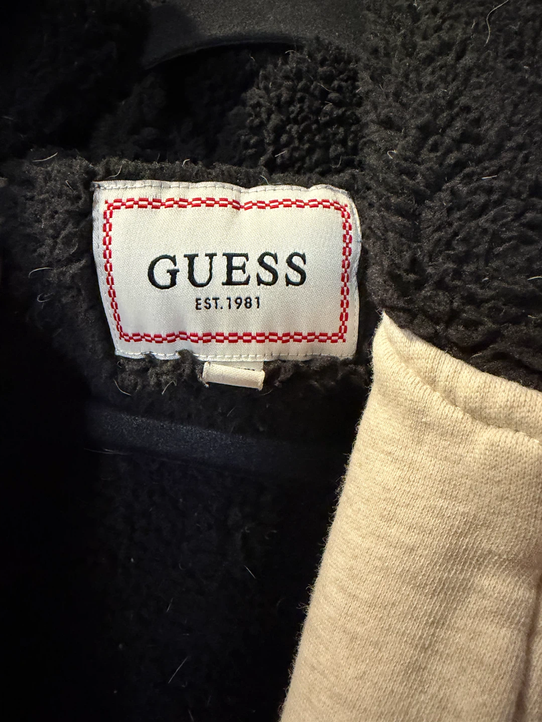 Guess Sherpa Lined Zip-Up Hoodie - photo 4