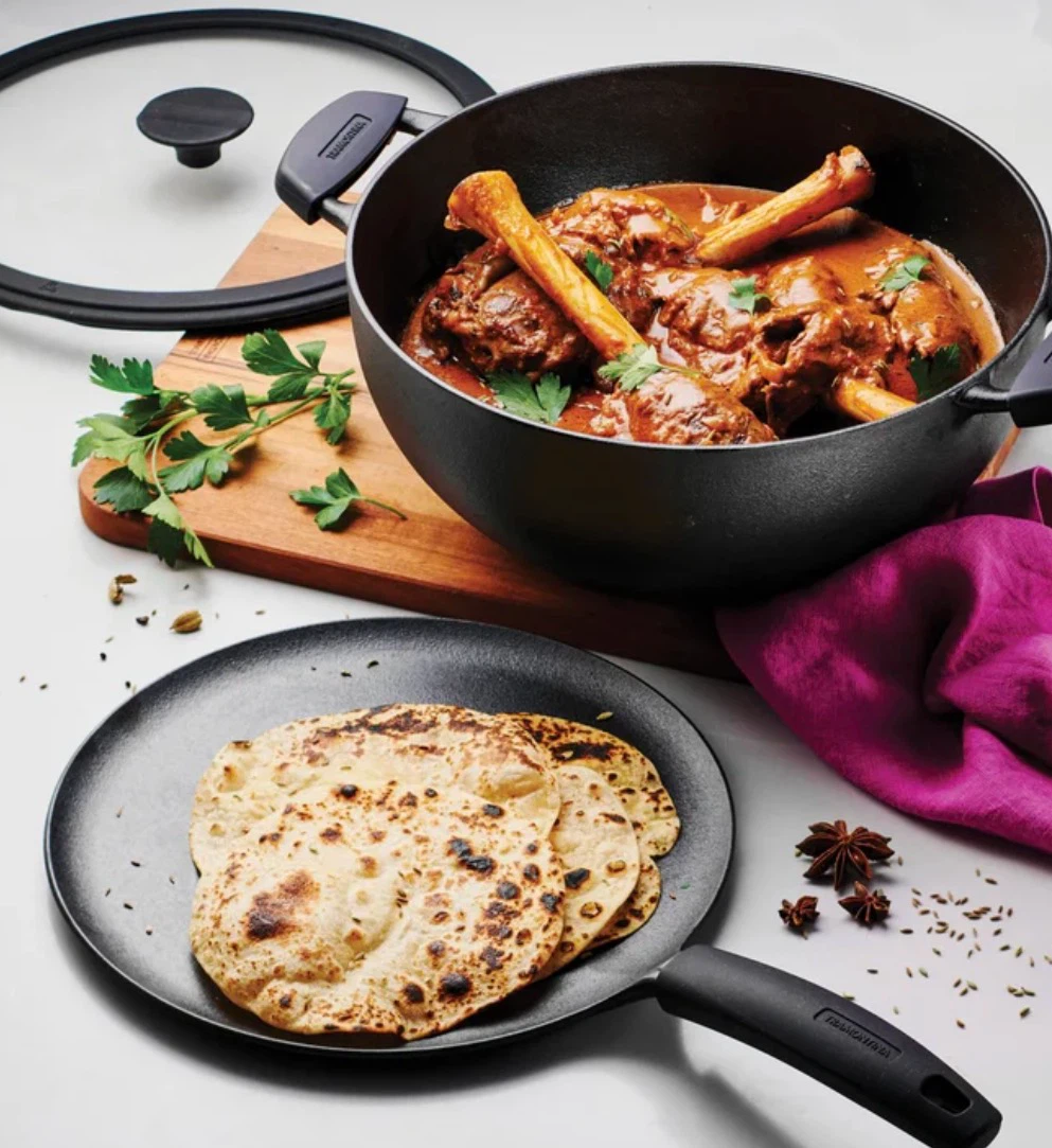 Tramontina Cast Iron Pot and Tawa Set - photo 2