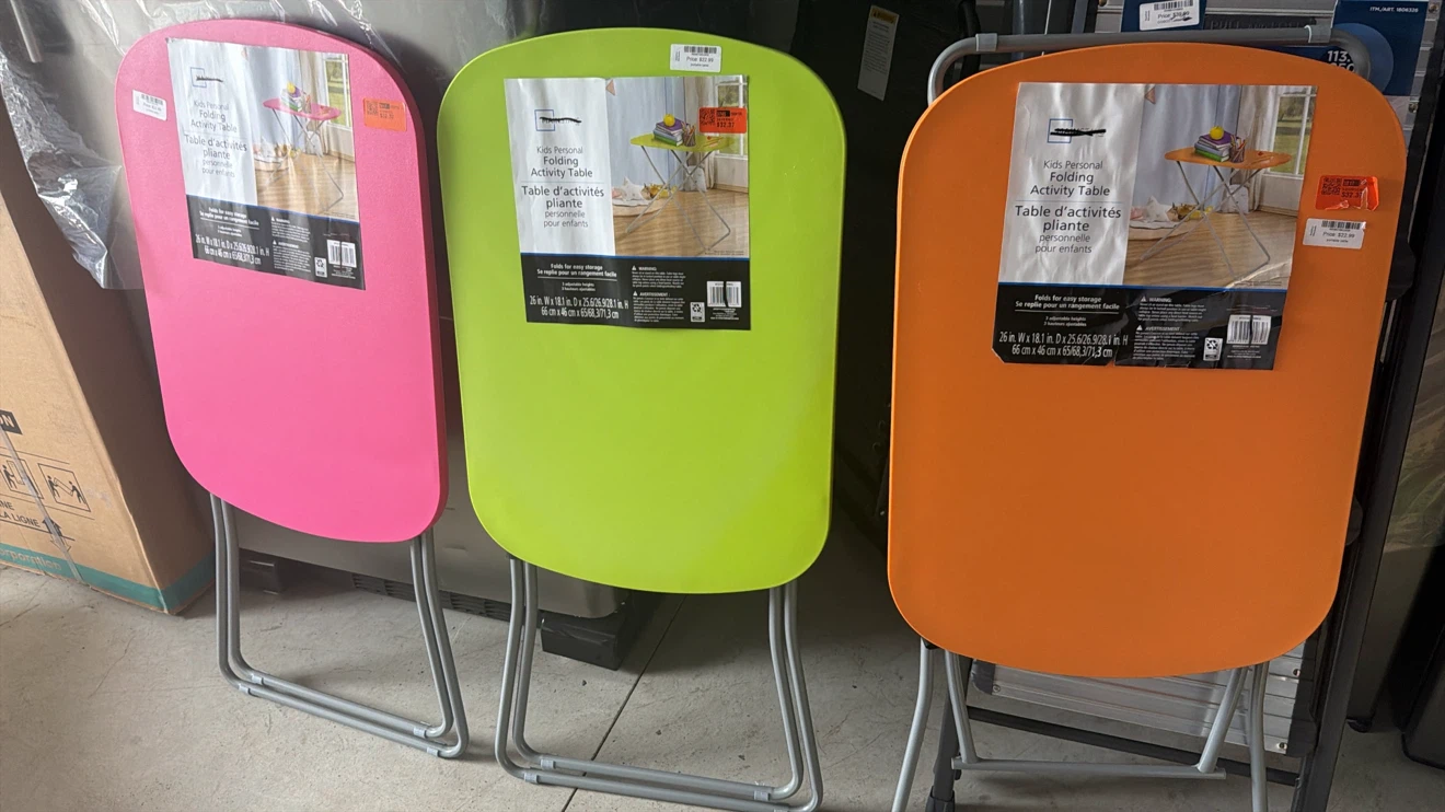 Kids Personal Folding Activity Table