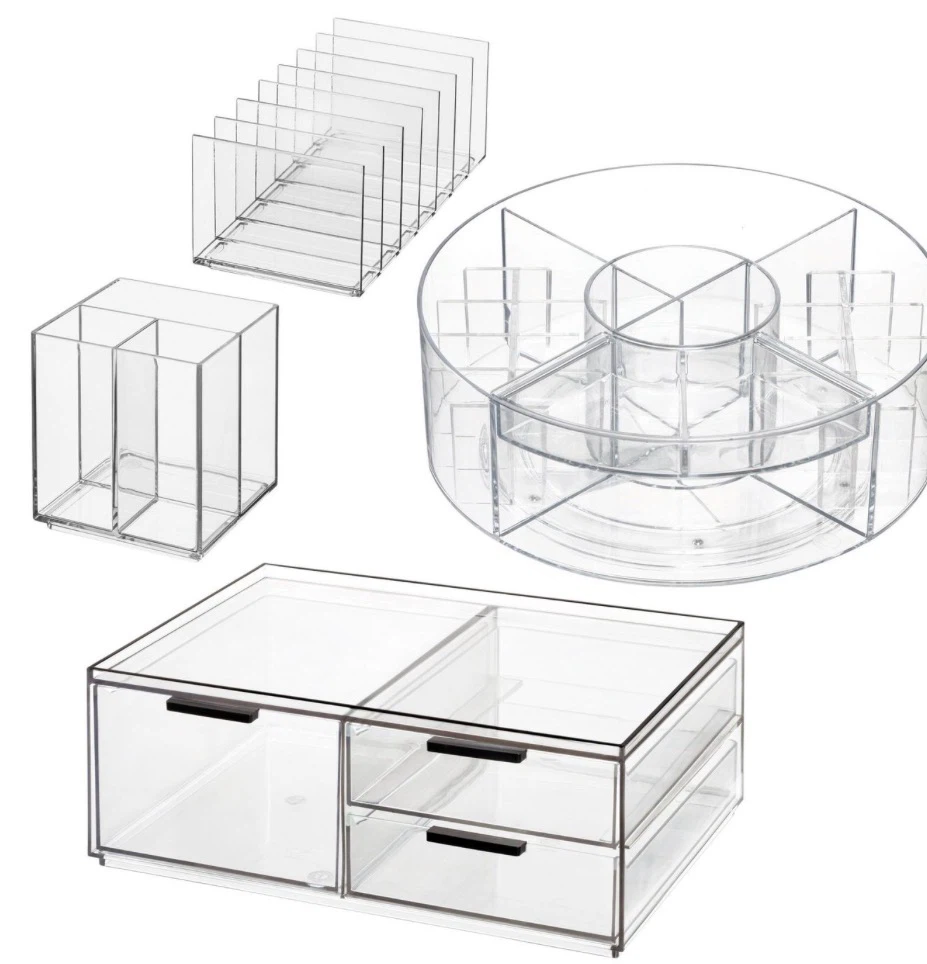 iDesign 4-Piece Bath and Beauty Organizer Set - photo 3