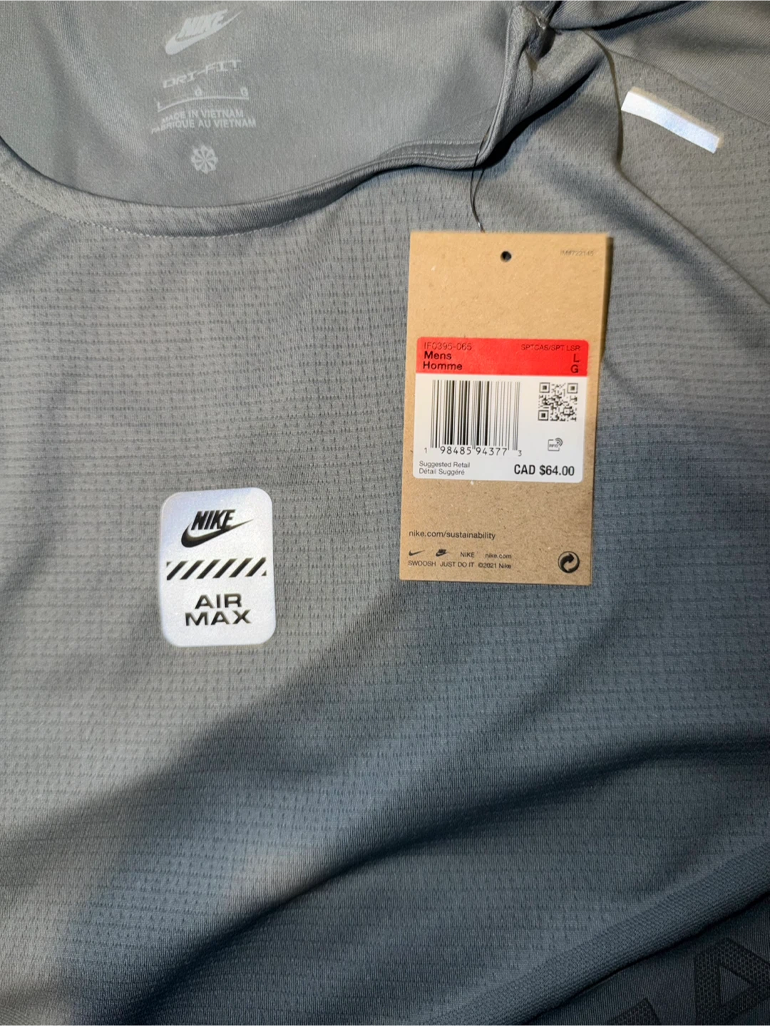 Nike Air Max Dri-Fit T-Shirt Large - photo 2