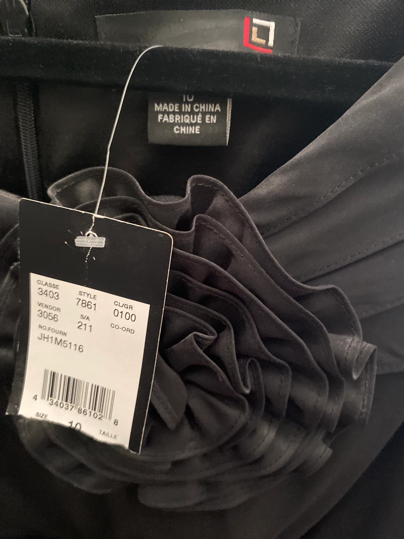Black Laura Dress Size 10 - photo 3