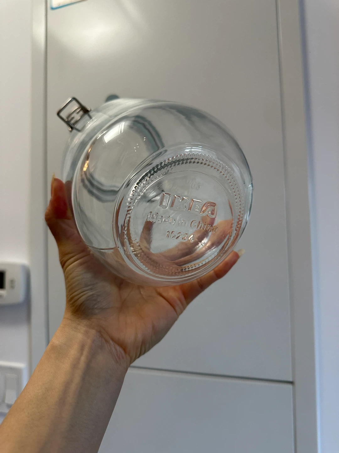 IKEA Glass Storage Jar - photo 2