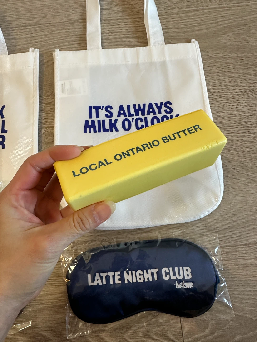 MilkUP Bundle: Tote Bags, Butter Squish, and Eye Masks - photo 2