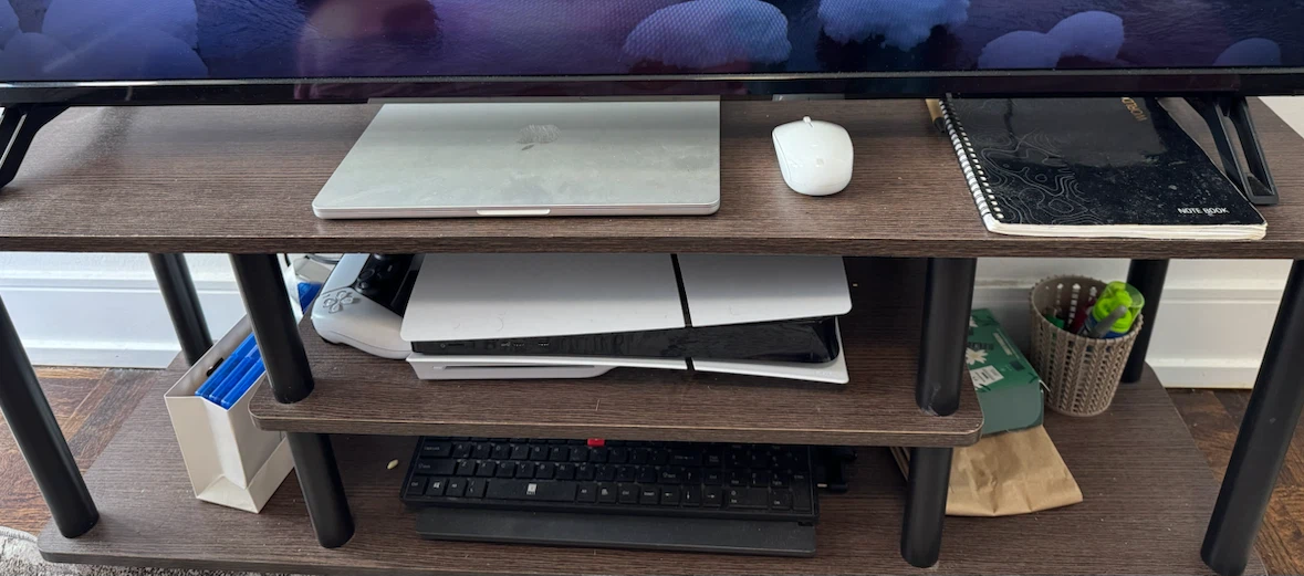 Wood Storage Table - photo 2