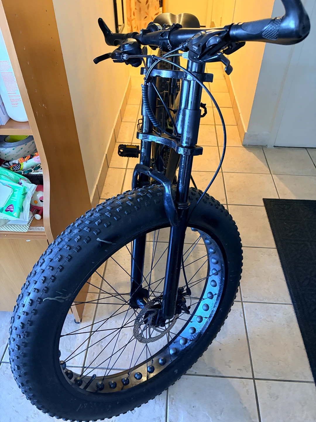 Black Fat Tire Mountain Bike - photo 2