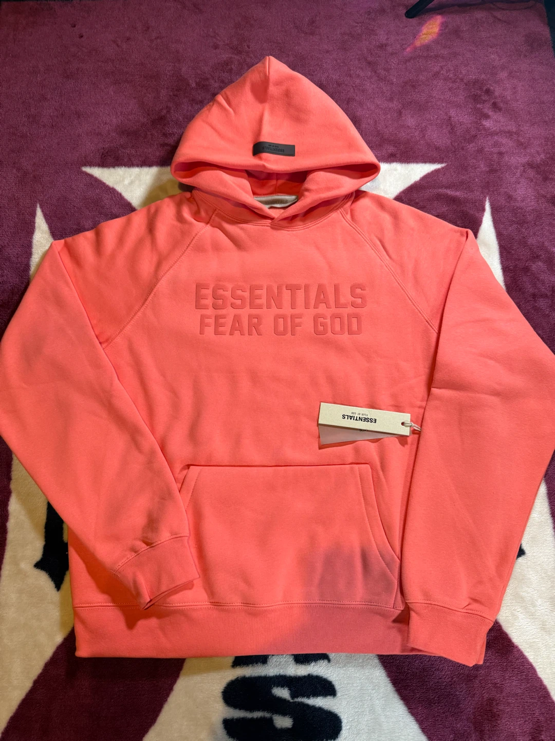 Essentials Fear of God “Coral” Hoodie