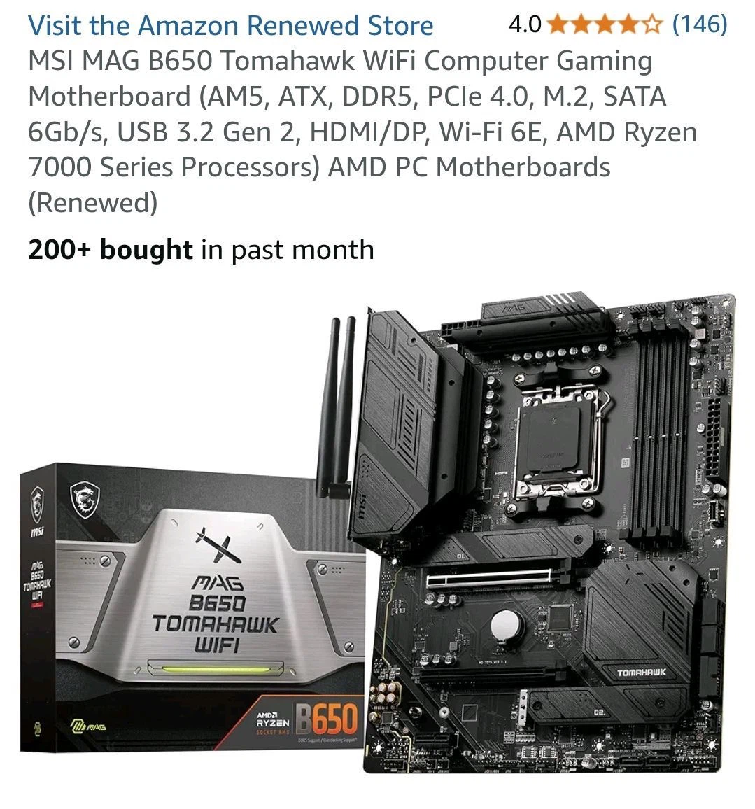 MSI X670E tomahawk  Gaming Plus WiFi Motherboard