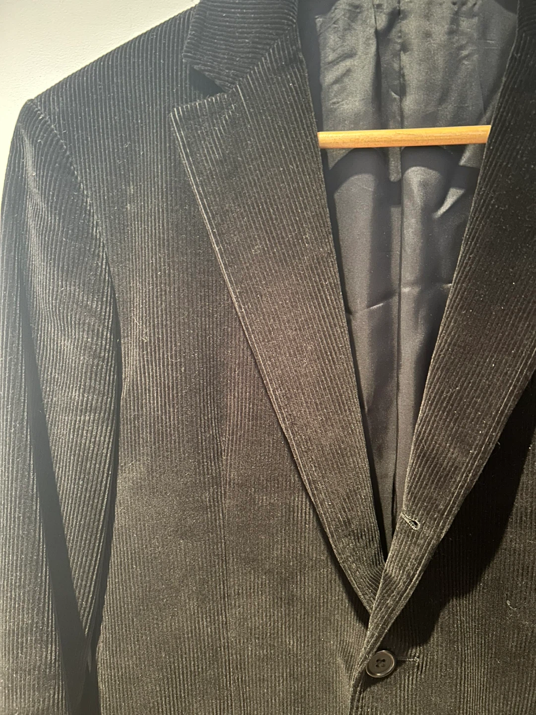 John Varvatos Men's Black Corduroy Blazer, size EU 46, US 36 - photo 3